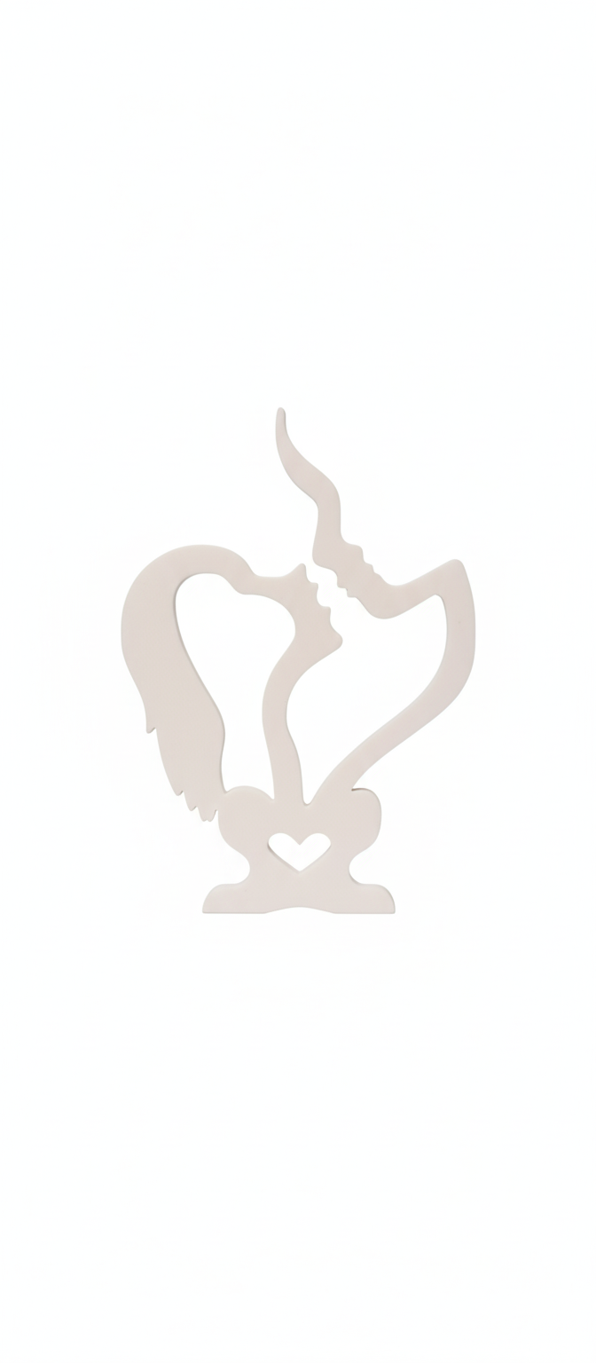 Statuie Siluetă Sărut