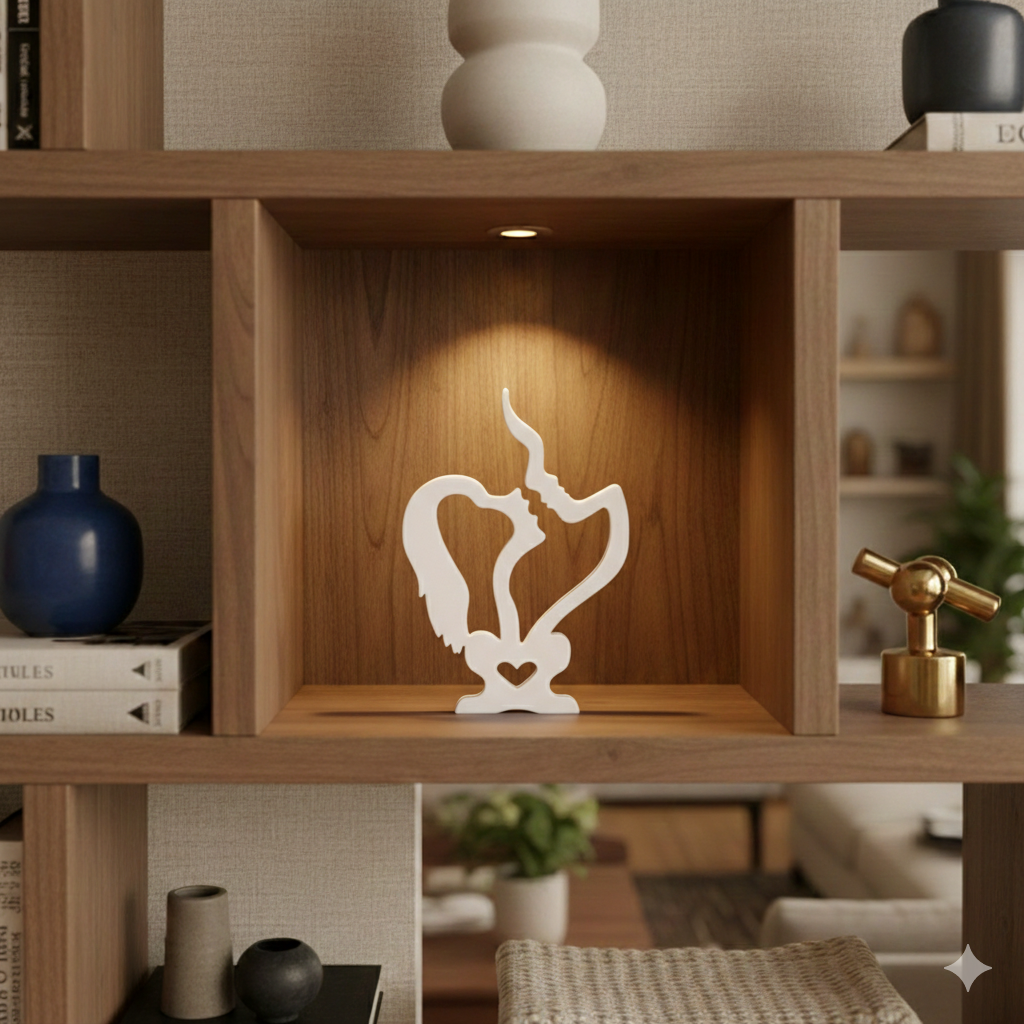 Statuie Siluetă Sărut