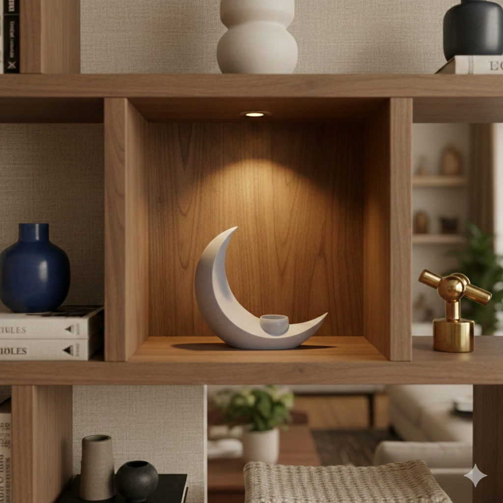 Suport Lumânare Semilună