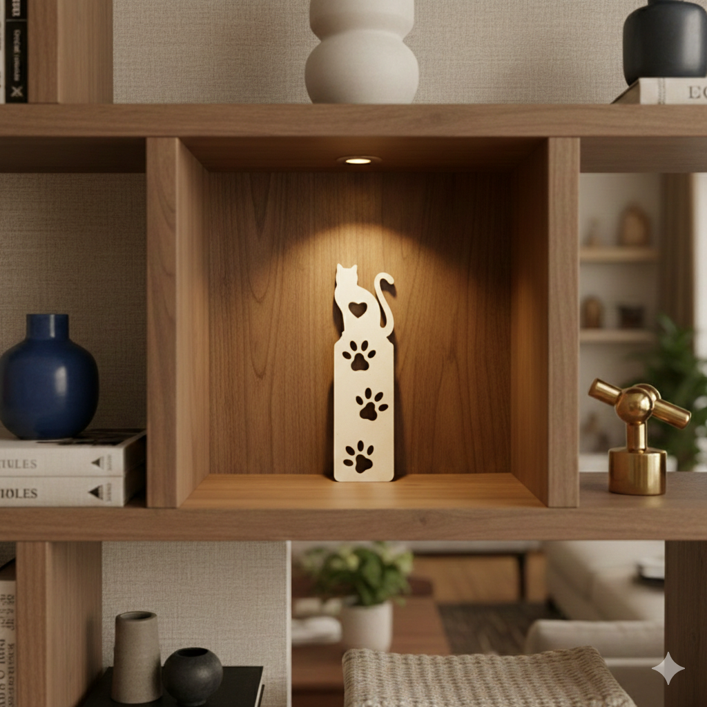 Semn de Carte tip Pisică