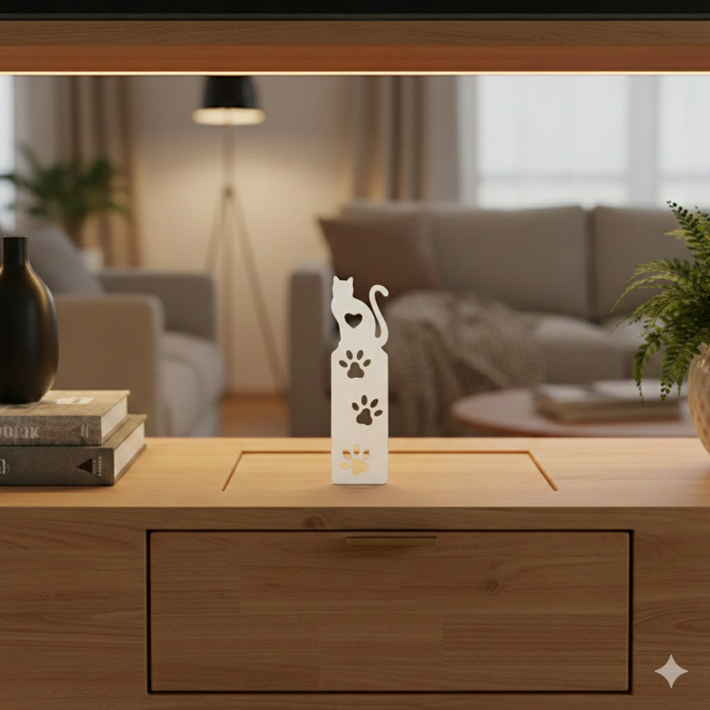 Semn de Carte tip Pisică