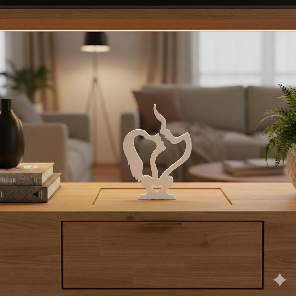 Statuie Siluetă Sărut