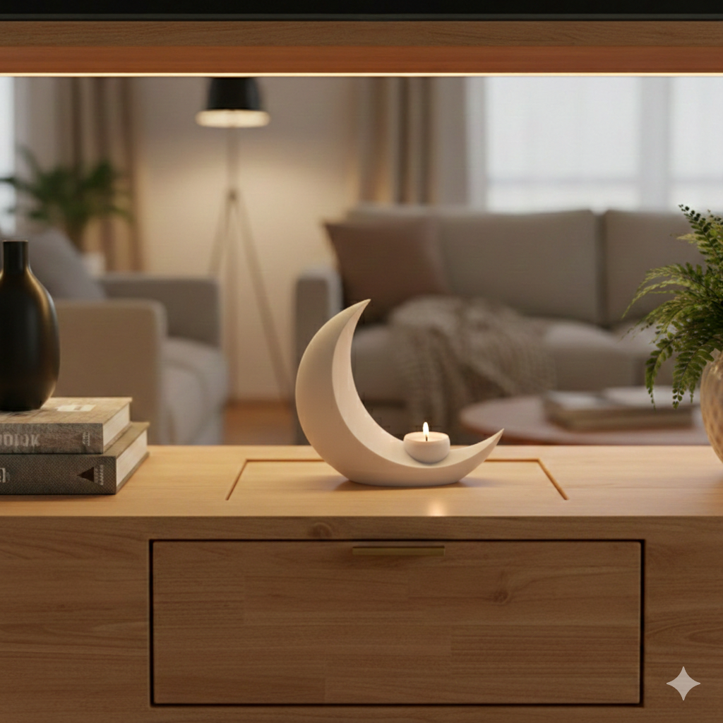 Suport Lumânare Semilună