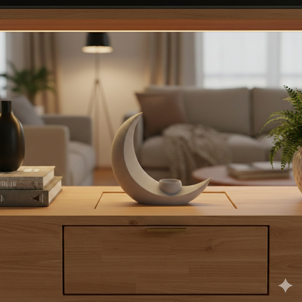 Suport Lumânare Semilună